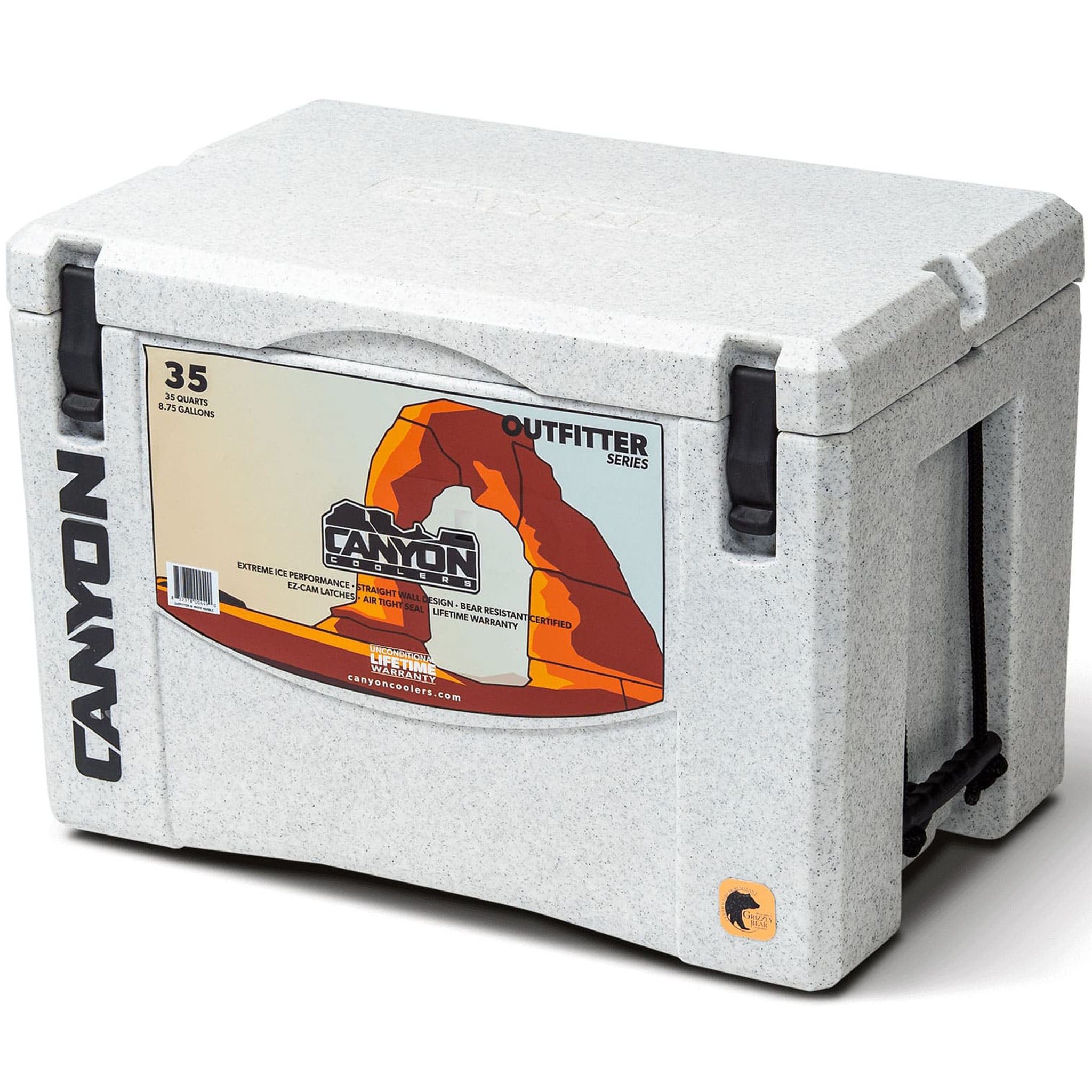Canyon Outfitter 35qt Cooler | White Marble