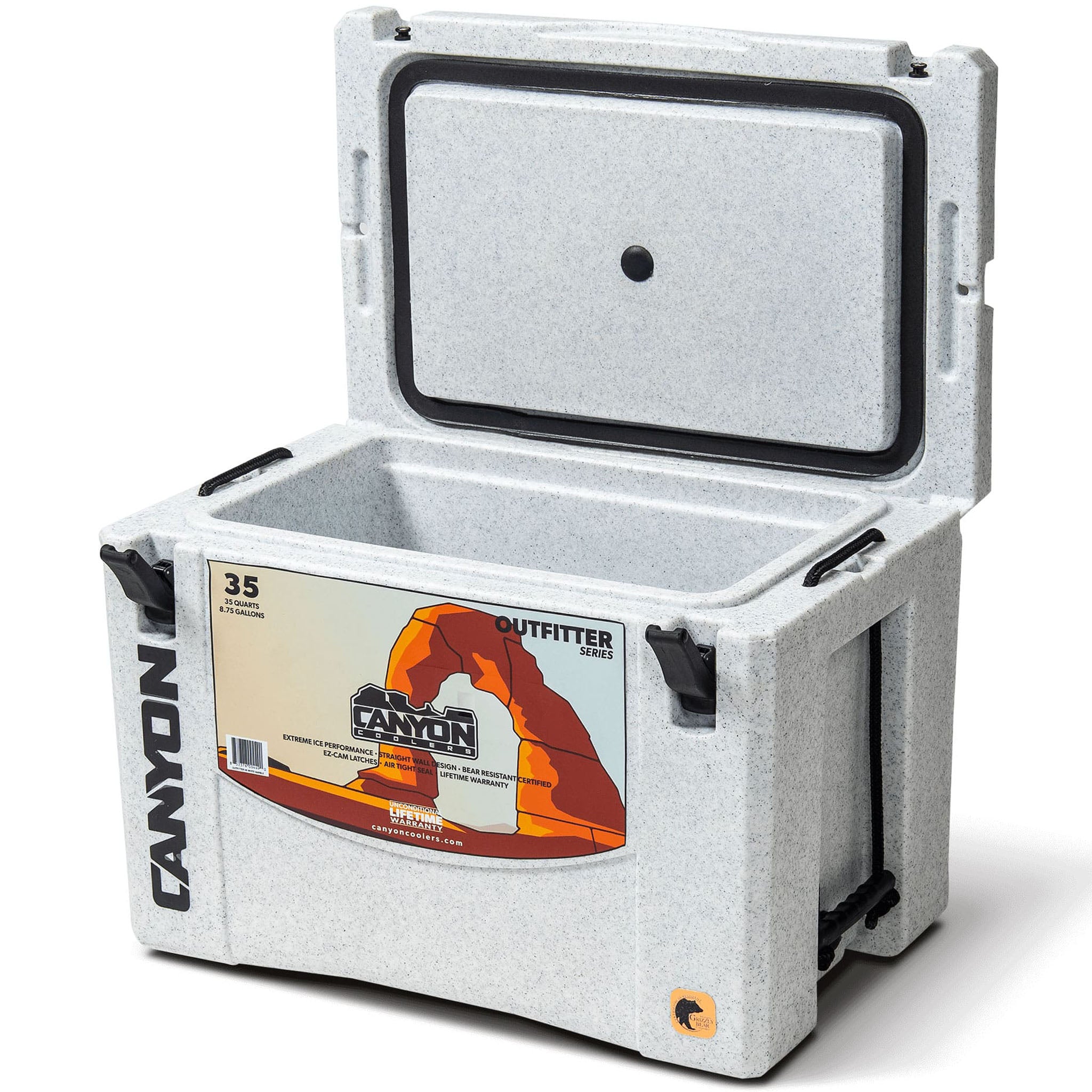 Canyon Outfitter 35qt Cooler | White Marble