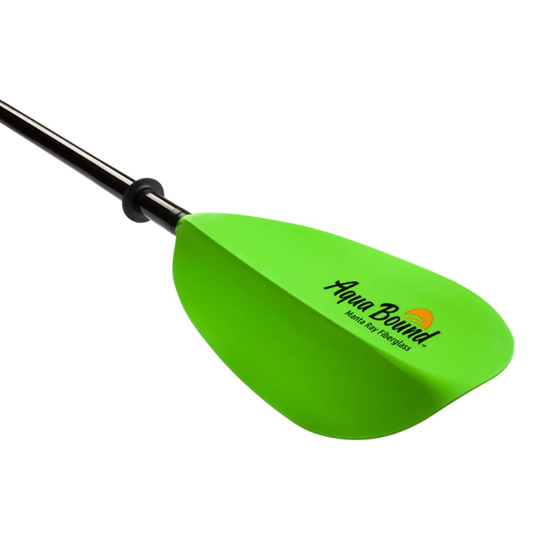 Aqua Bound Manta Ray Fiberglass 2-Piece Snap-Button Kayak Paddle
