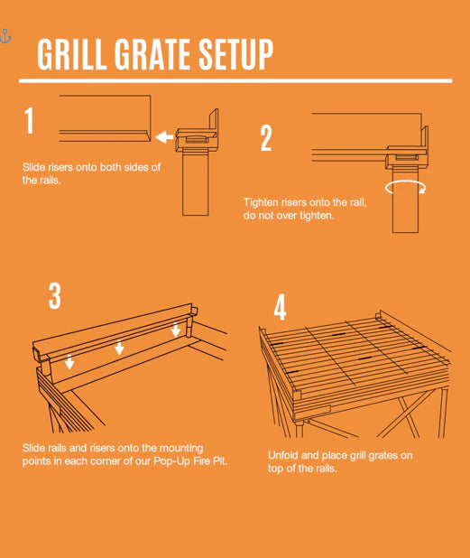 Quad-Fold Grill Grate