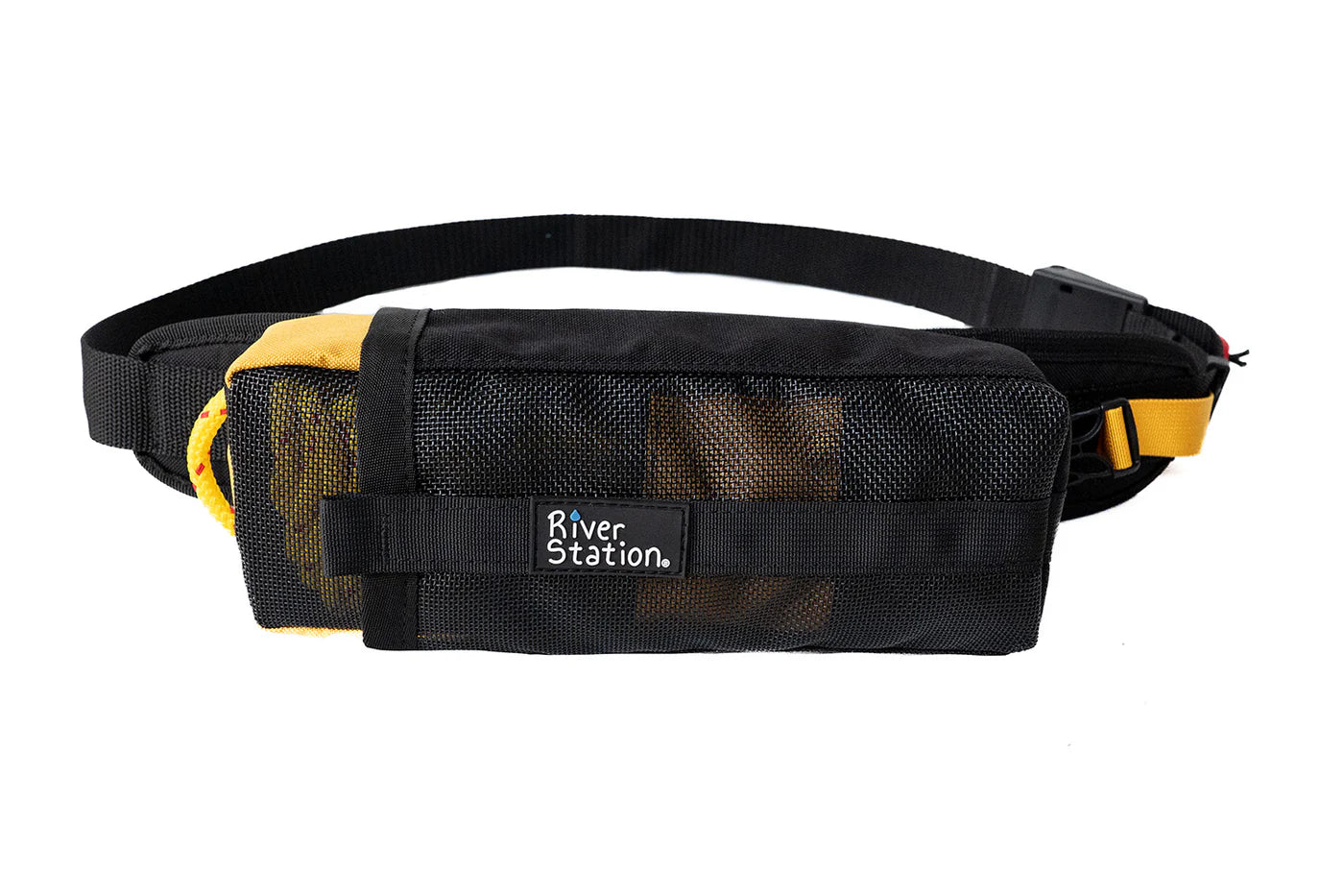 River Station GuideLaunch Waist Throw Bag - Jet Black/Gold