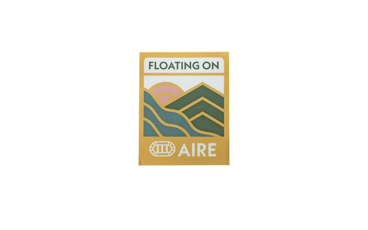 Floating On AIRE Mountain Sticker