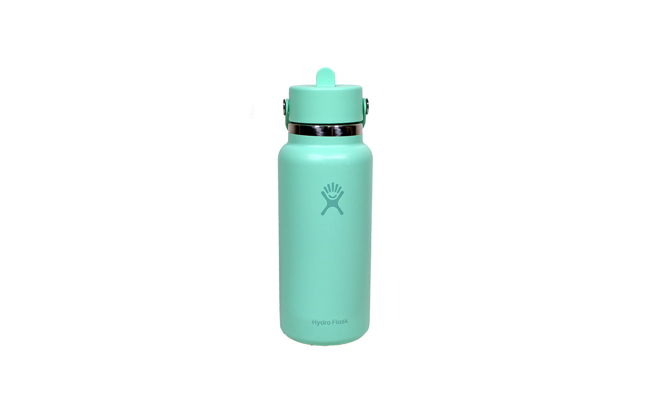 Hydro Flask 32 oz Wide Mouth Water Bottle with Flex Straw Cap